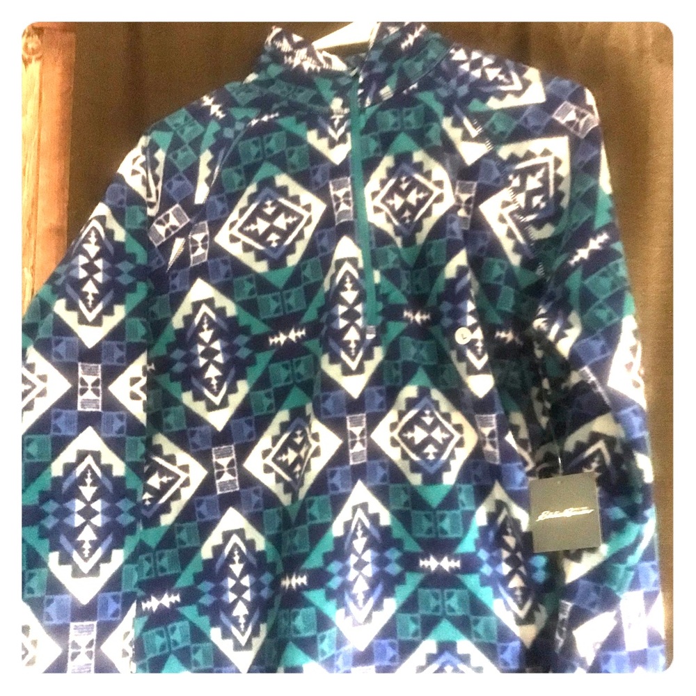 Eddie Bauer fleece pullover